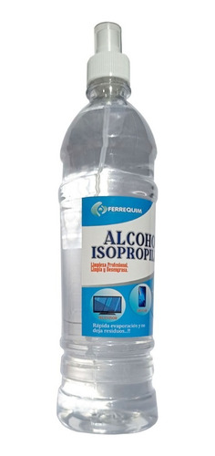 Alcohol Isopropílico 70% De Concentración 1000ml /atomizador