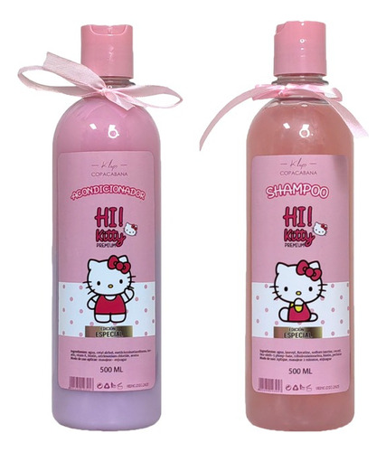 Kit Shampoo + Acondicionador Hello Kitty