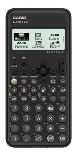 Imagen 1 de 1 de Calculadora Cientifica Casio Fx 570la Cw Classwiz Negra