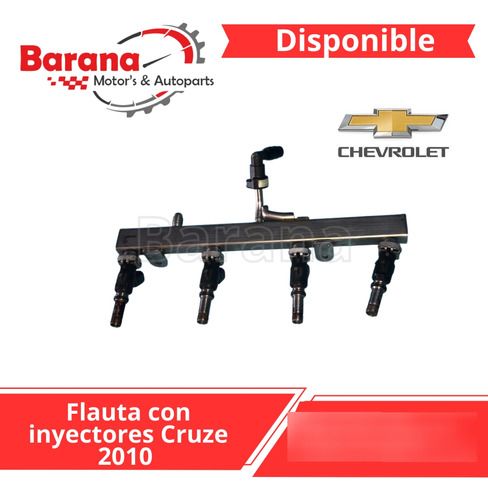 Flauta Con Inyectores Cruze 2010