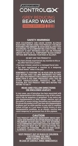 Just For Men Control Gx Beard Wash Lavado De Barba 118ml