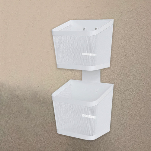 Cesta De Montaje En La Pared Contenedor De Ajo De Doble