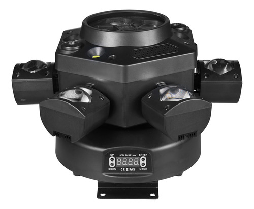 Cabeza Móvil Led Dmx-512 Giratorio Rgb Luz Discoteca 6 Brazo