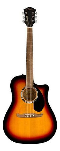 Fender Fa-125ce, Dreadnought, Sunburst, Guitarra Acústica