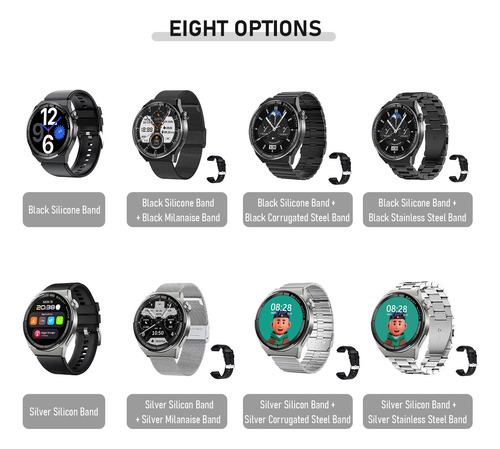 Reloj Inteligente Para Rastreador, Android, Ios, Fitness, Co