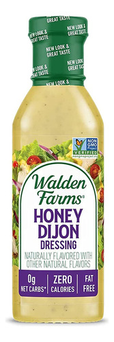 Walden Farms Aderezo Para Ensalada Dijon De Miel De 12.0 Fl