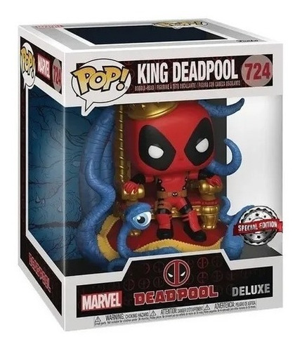 Funko Pop! Marvel King Deadpool Deluxe Special 724 Special