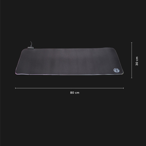 Imagen 3 de 7 de Mouse Pad Gamer Rgb Njoytech 80x40cm 4mm Xl Usb