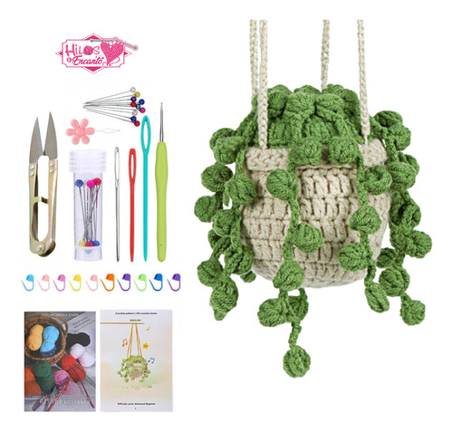 Crochet Kit Suculentas Todo Incluido Diferentes Modelos Diy