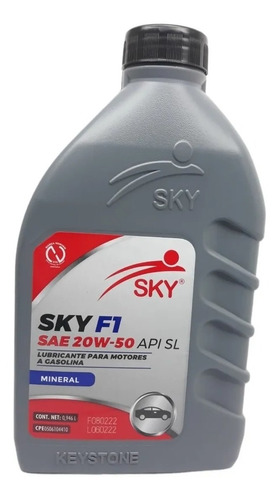 Aceite Mineral 20w-50 Sky