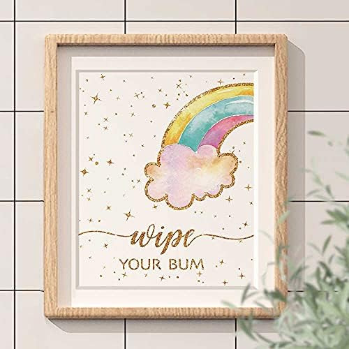Decoración De Baño De Unicornio, Divertido Unicornio Con Tem