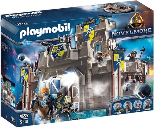 Playmobil Fortaleza Novelmore Con Lanzapiedras 70222