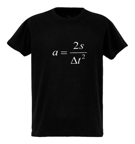 Camiseta T-shirt Formulas Matematicas Quimicas Fisicas R30