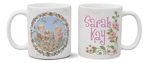 Taza De Cerámica Sarah Kay Vintage Exclusiva  Articulo T 780