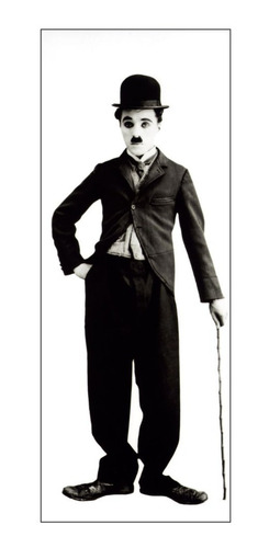 Adesivo Decorativo Charlie Chaplin Mod. 839