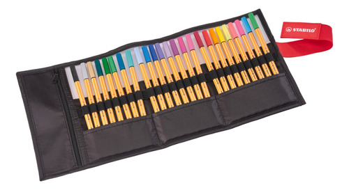 Marcadores Stabilo Fineliner 25 Colores Con Estuche 0.4mm