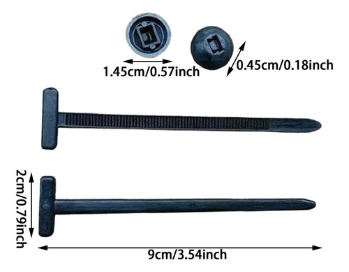 50 Bridas Universales De Nailon, Hebilla De Atadura Cables