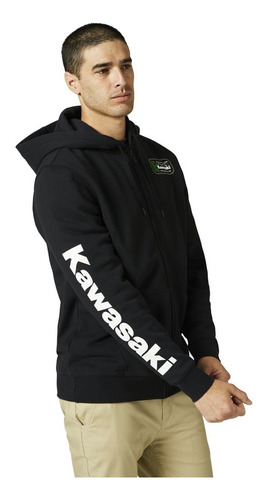 Campera Fox Kawasaki Negro