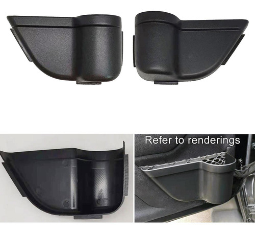 2 Bolsillos De Puerta Delantera Para Jeep Wrangler 2011-2018