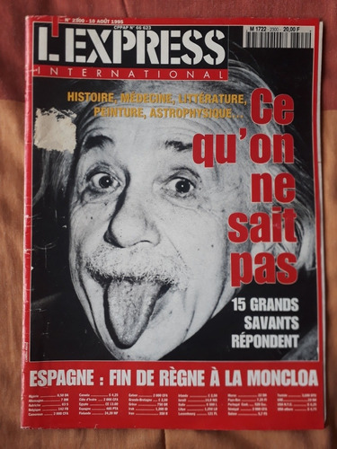 Frances Revista L'express International Año 1995
