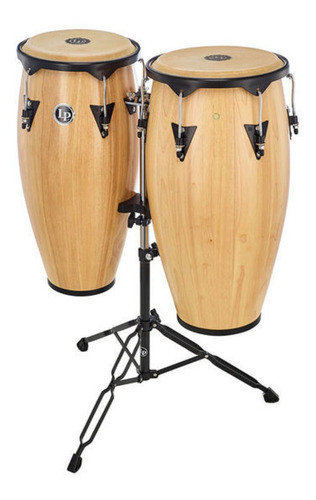 Congas 11 Y 12 PuLG C/atril Latin Percussion Lp647ny-aw