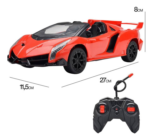 Auto Urbano Rojo A Radio Control Envio Full (22006)