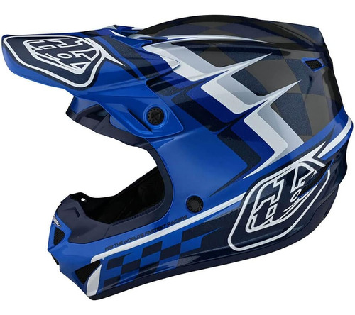 Casco Para Moto Troy Lee Designs Se4 Poly  Color Neg Talla S