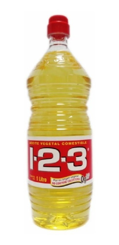 Aceite Vegetal 1-2-3 1 Lt 1pza