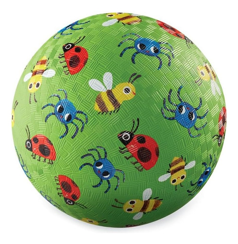 Crocodile Creek Rubber Playground Ball, Ships Inflated, Pvc-