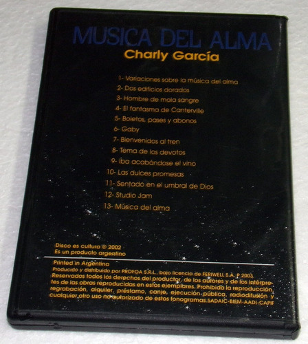 Charly Garcia Musica Del Alma Cd / Kktus