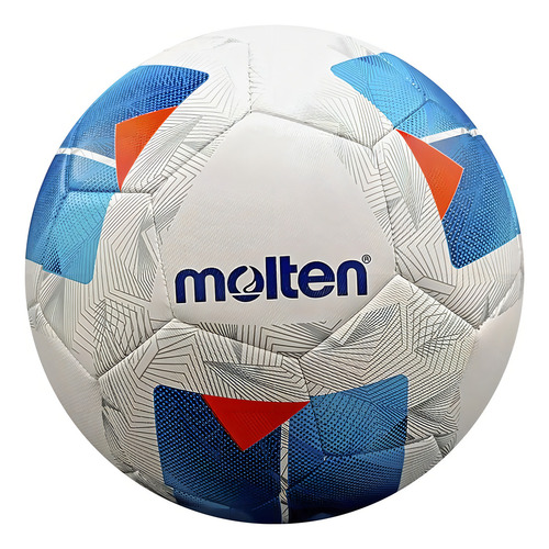 Balón de fútbol Molten New Forza F5n3100, color blanco y azul