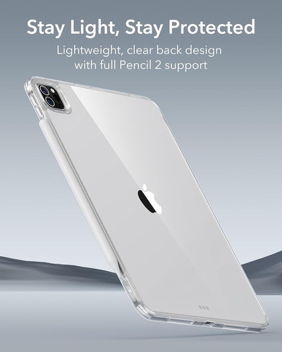 Funda Para iPad Pro 2024 De 13 Transparente Delgada Livi