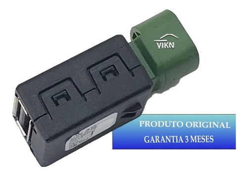 Conector Porta Usb Gol G5 G6 Voyage Saveiro Golf 13/16 Origi
