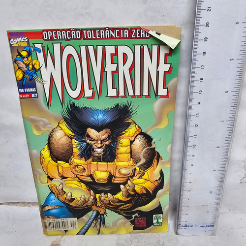 Gibi Hq  Nº87    Wolverine Operação Tolerancia  Zero  C