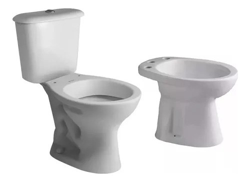 Combo Andina Inodoro Largo+depositodual+bidet 1ag/3ag Toto's