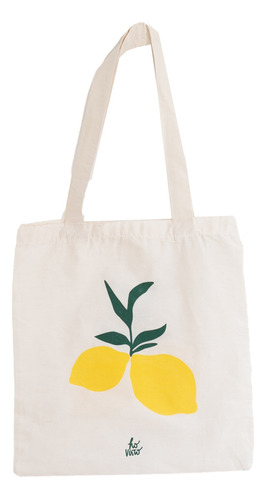 Tote Bag De Lienzo Limoni Serigrafia  Ho Visto