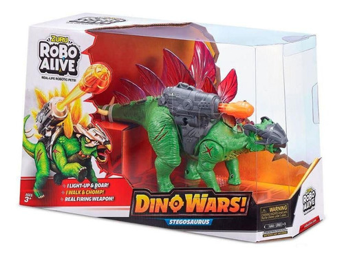 Dino Wars Stegosaurus Zuru Robo Alive 3+ 1123