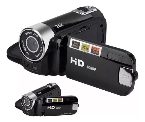 Gravador De Câmera Digital Com Zoom 1080p De 16x W