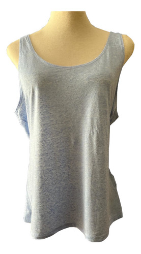 Remera Musculosa Importada Celeste Melange Divided By H& M