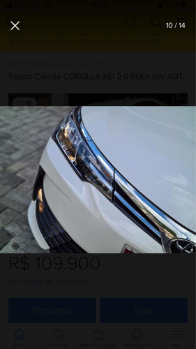 Imagem 7 de 14 de Toyota Corolla 2019 2.0 16v Xei Flex Multi-drive S 4p