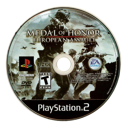 Medal Of Honor European Assault P/ Ps2