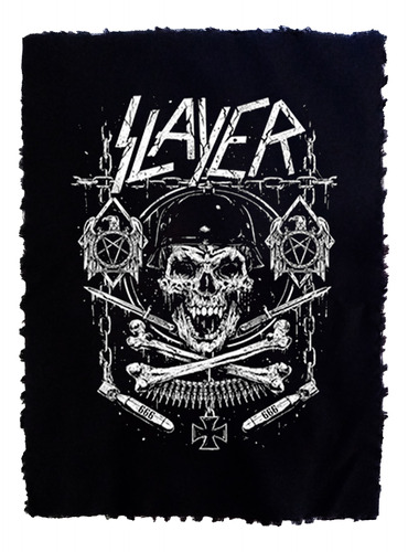 Slayer Parche Espaldera (serigrafía)