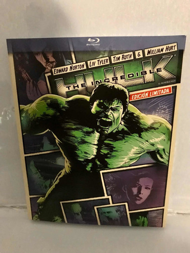 El Hombre Increíble Hulk Edición Limitada Blu-ray