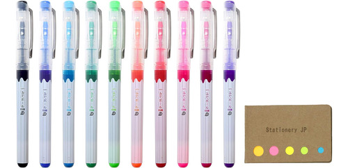 Ohto Fude Ball Color Rollerball Pen 1,5 Mm, Tinta De 10...