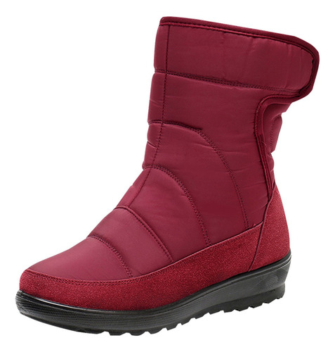 Botas Para Mujer, Para Exteriores, Redondas, Con Punta Suave