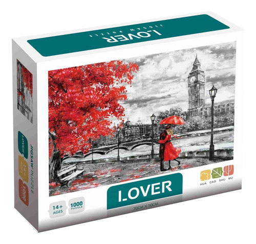 Rompecabezas Puzzle 1000 Piezas Lover Amor En Londres Ideal
