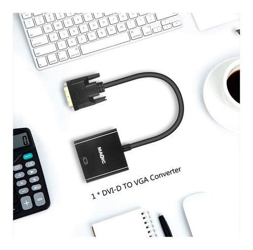 Adaptador Convertidor De Dvi-d A Vga 1080p.