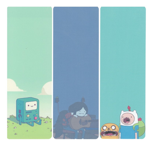 Pack 12 Separadores Para Libros Colección Adventure Time Multicolor Adventure Time 2
