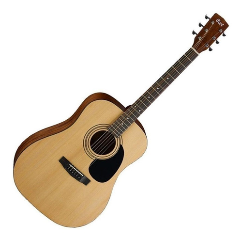 Imagen 2 de 2 de Guitarra acústica Cort Standard AD810 para diestros natural satin