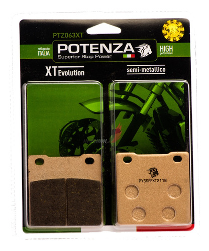 Pastilha De Freio Potenza Tras Gs500 Bandit Ptz063kxt